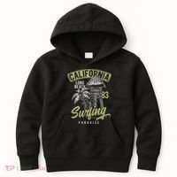 Surfing Long Beach California Kids Hoodie thumb 0