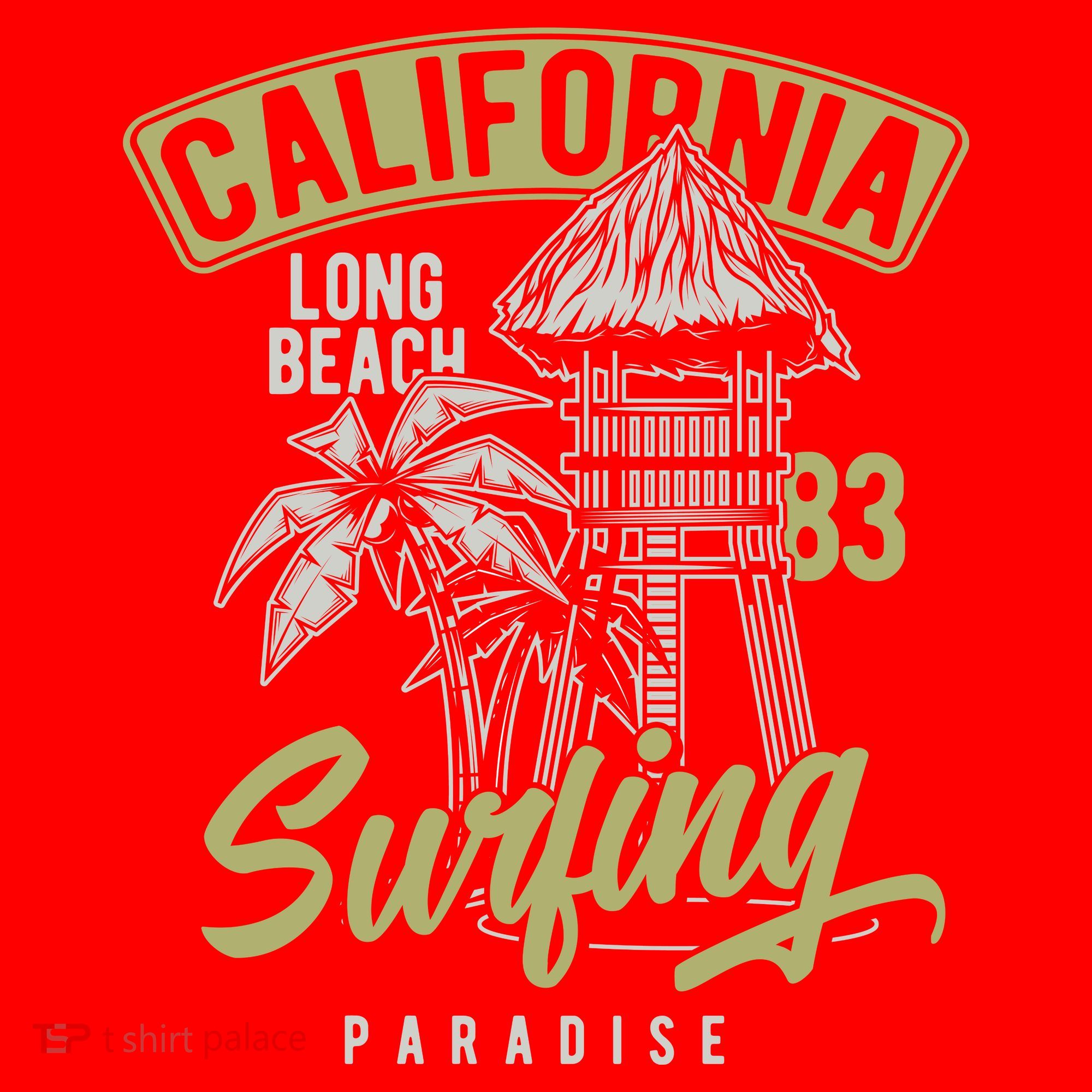 Surfing Long Beach California Santa Hat