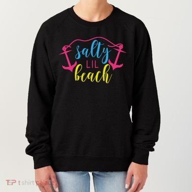 Salty Lil Beach Funny Vacation Women's Sweatshirt