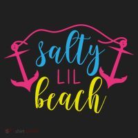 Salty Lil Beach Funny Vacation Women's Sweatshirt thumb 2