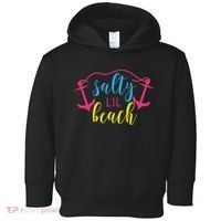 Salty Lil Beach Funny Vacation Toddler Hoodie thumb 0