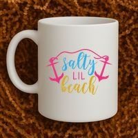 Salty Lil Beach Funny Vacation Coffee Mug thumb 2