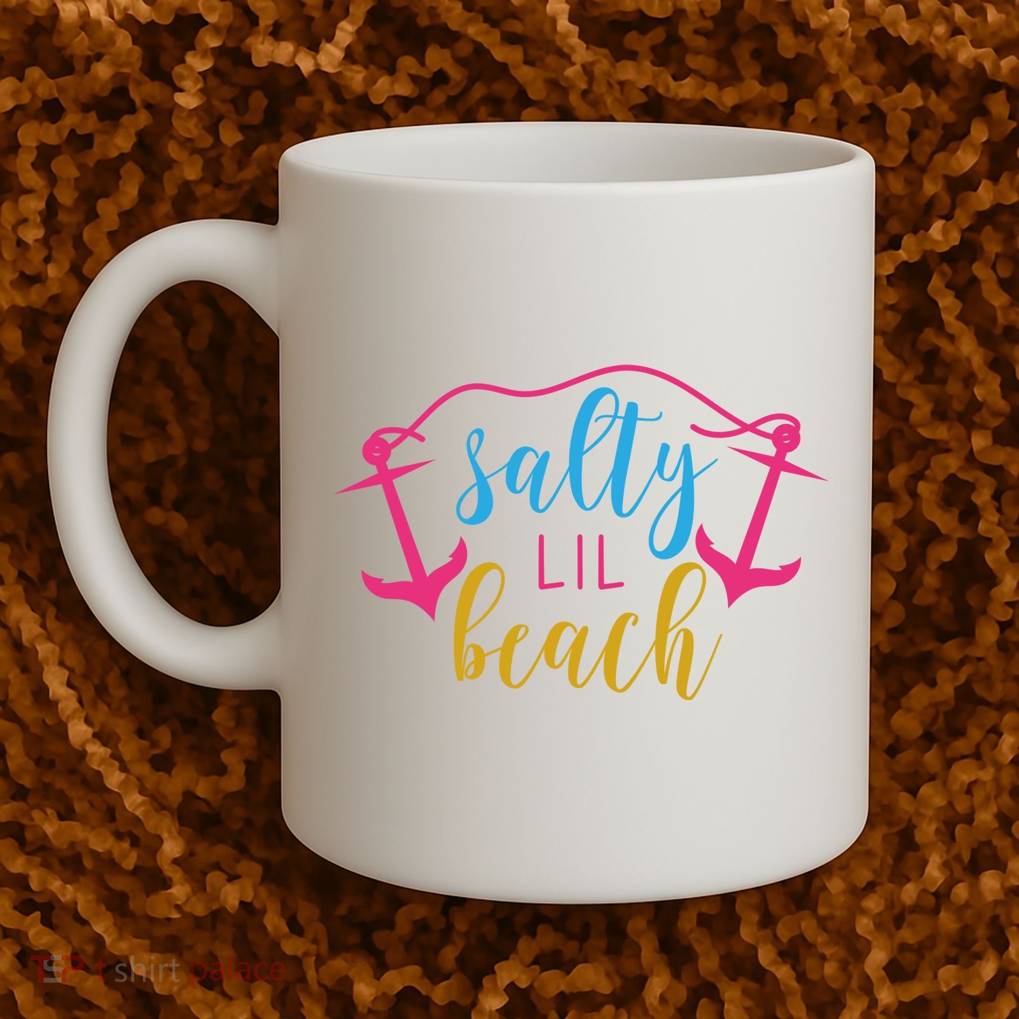Salty Lil Beach Funny Vacation Coffee Mug