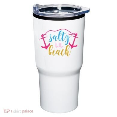 Salty Lil Beach Funny Vacation Tumbler