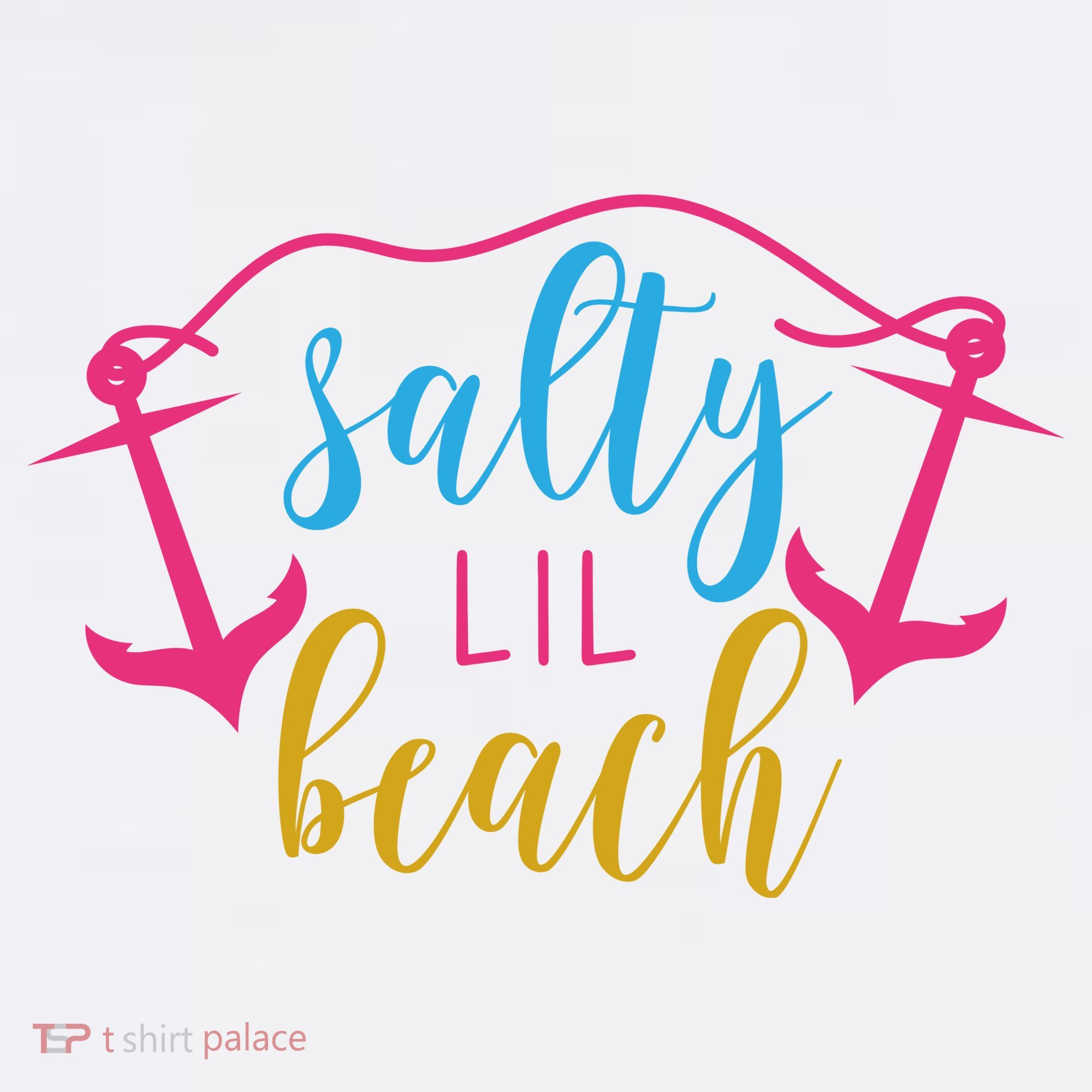 Salty Lil Beach Funny Vacation Women's Tank Top