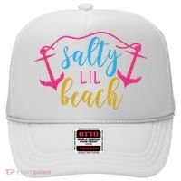 Salty Lil Beach Funny Vacation Hat thumb 0