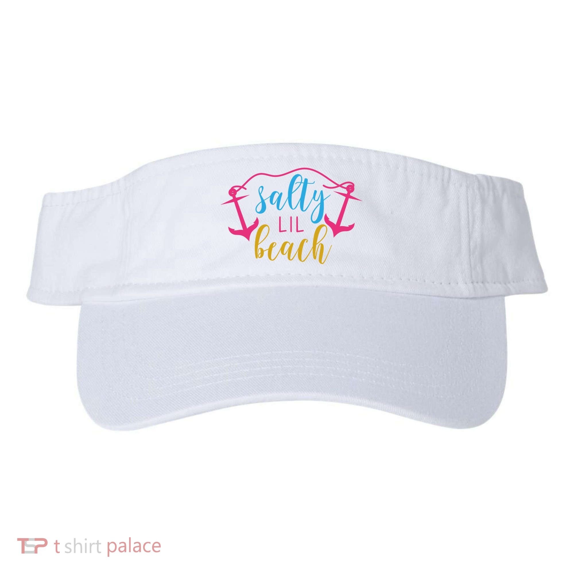 Salty Lil Beach Funny Vacation Visor