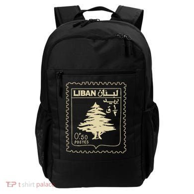 Support Lebanon Beirut Map Lebanese Flag Backpack