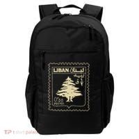 Support Lebanon Beirut Map Lebanese Flag Backpack thumb 0