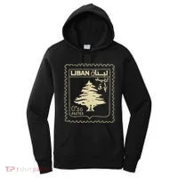 Support Lebanon Beirut Map Lebanese Flag Women's Hoodie thumb 0