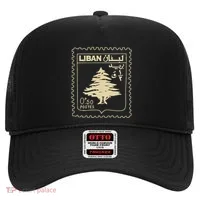 Support Lebanon Beirut Map Lebanese Flag Hat thumb 0