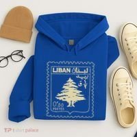Support Lebanon Beirut Map Lebanese Flag Hoodie thumb 4