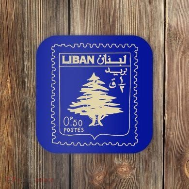 Support Lebanon Beirut Map Lebanese Flag Coaster