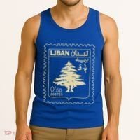 Support Lebanon Beirut Map Lebanese Flag Tank Top thumb 3