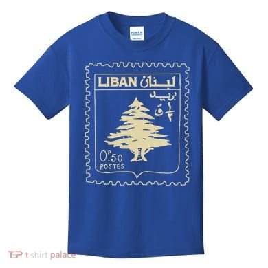 Support Lebanon Beirut Map Lebanese Flag Kids T-Shirt