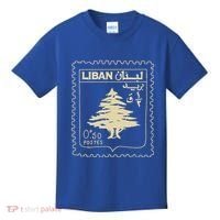 Support Lebanon Beirut Map Lebanese Flag Kids T-Shirt thumb 0