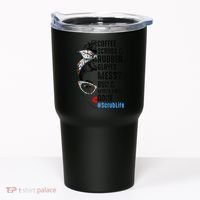 Scrub Life Coffee Scrubs And Rubber Gloves Nurses Week Tumbler thumb 0