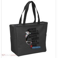 Scrub Life Coffee Scrubs And Rubber Gloves Nurses Week Tote Bag thumb 2