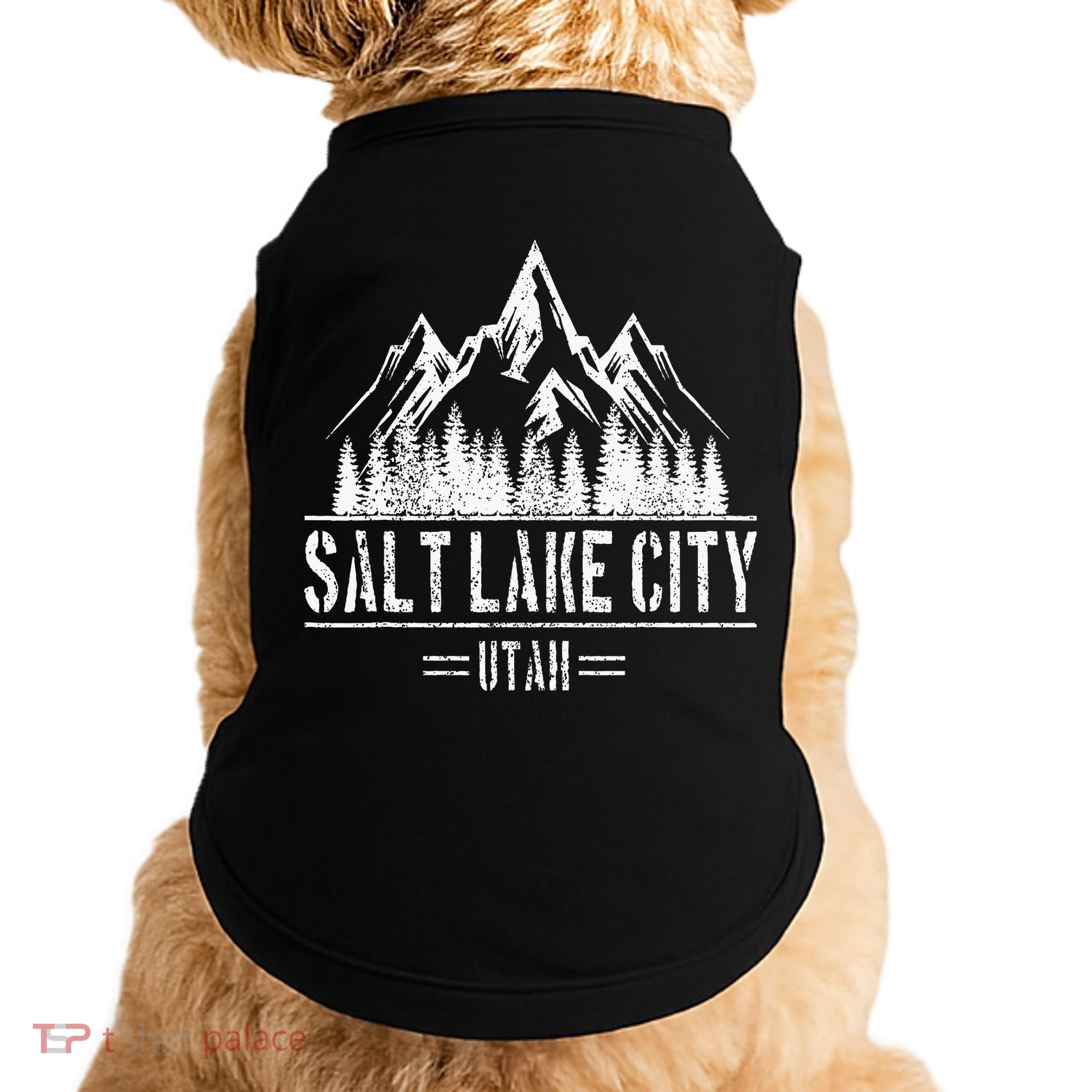 Salt Lake City Utah Mountains Nature Souvenir Doggie Tank