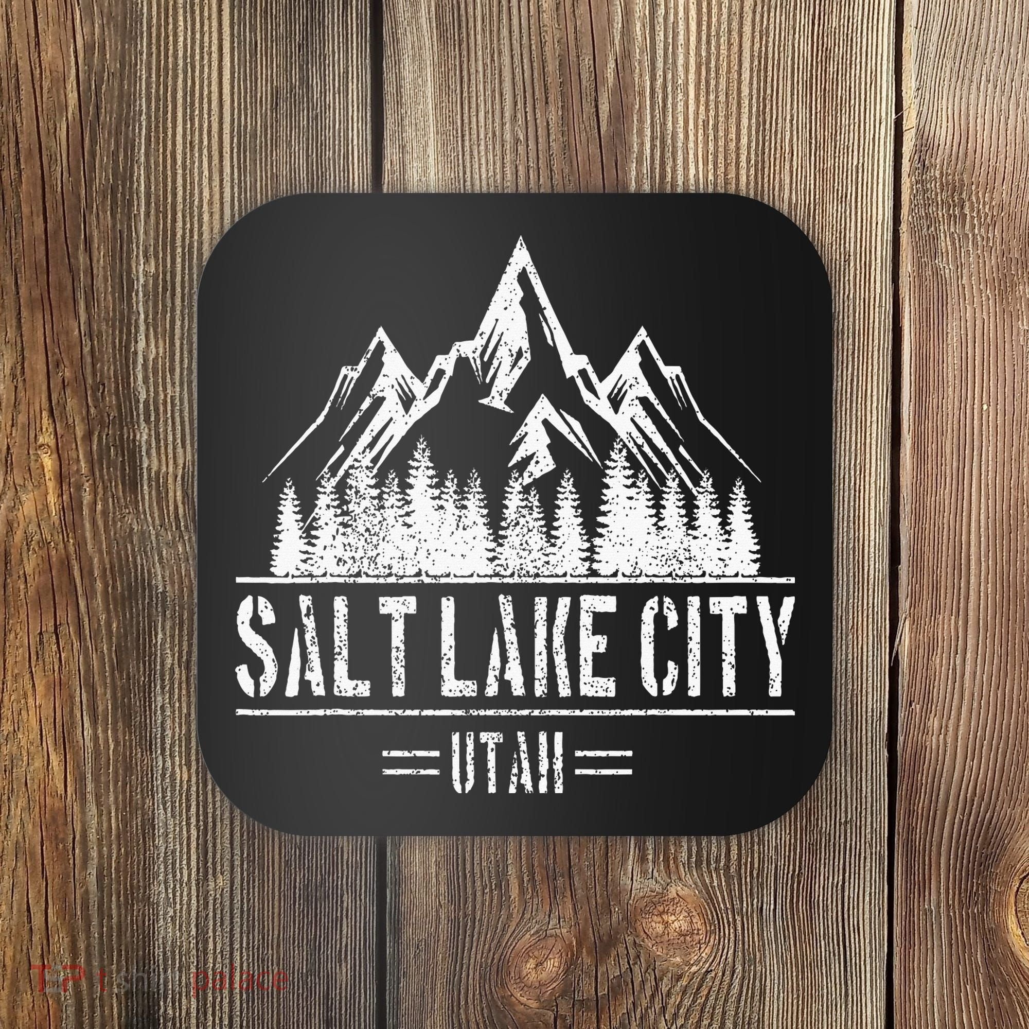 Salt Lake City Utah Mountains Nature Souvenir Coaster