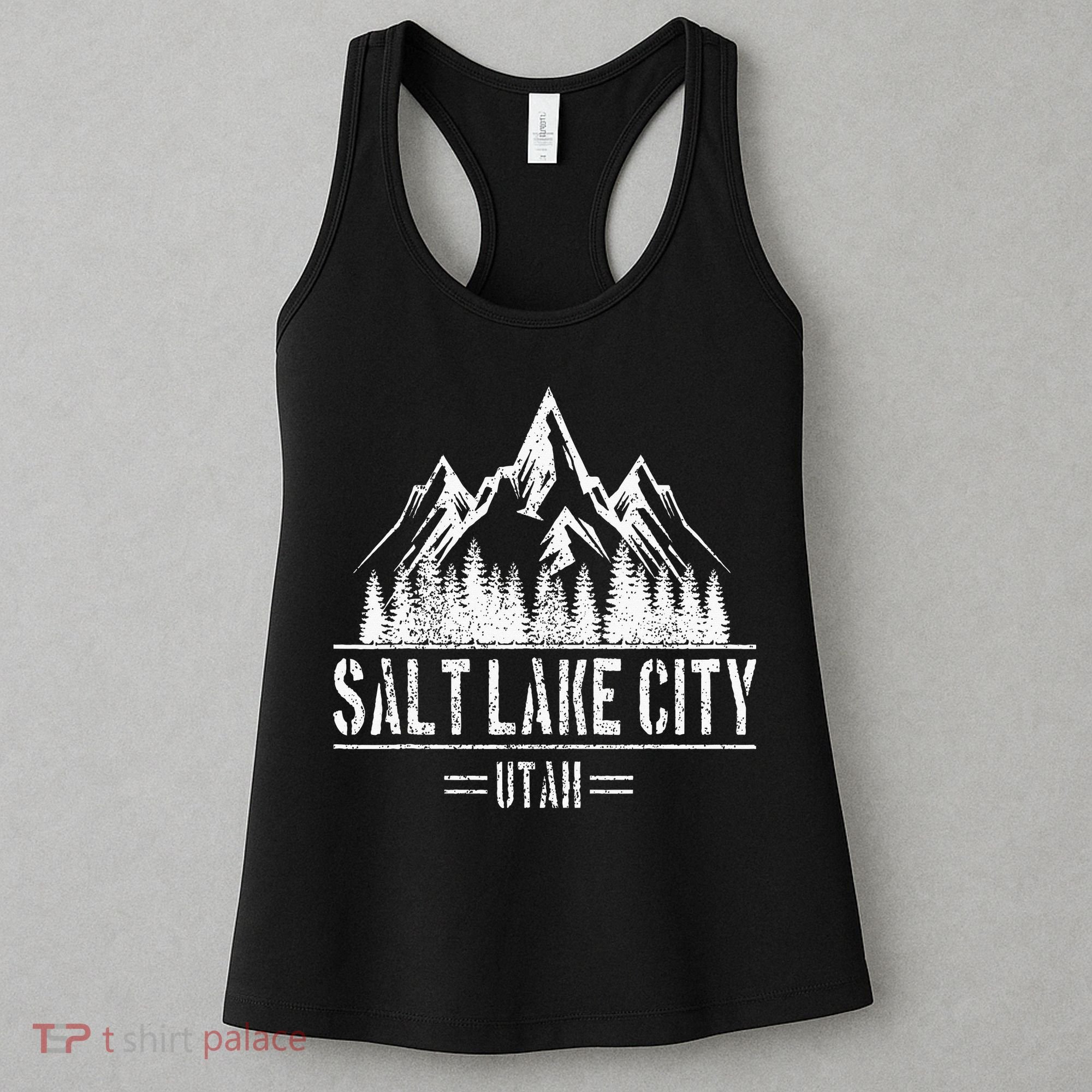 Salt Lake City Utah Mountains Nature Souvenir Women's Tank Top