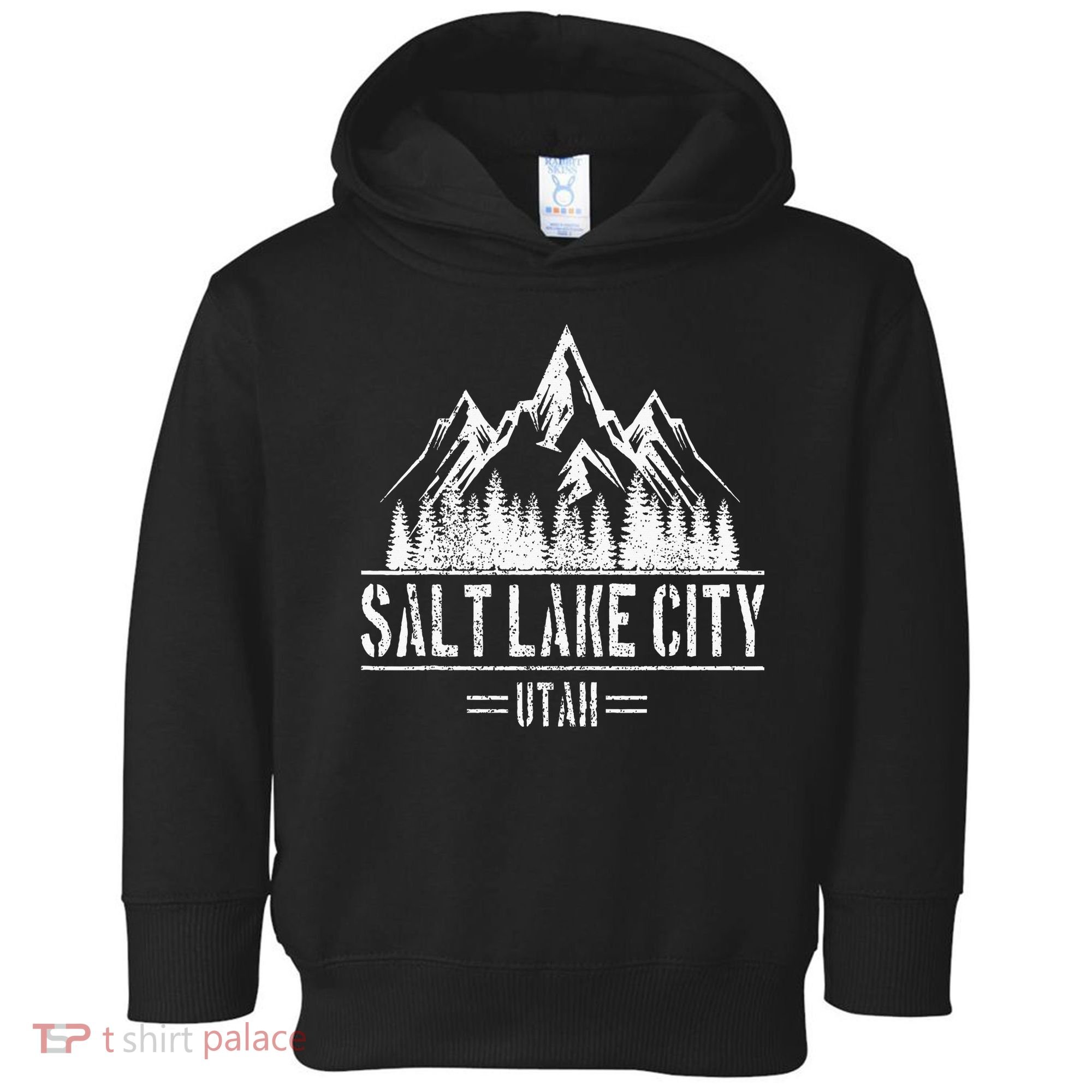 Salt Lake City Utah Mountains Nature Souvenir Toddler Hoodie