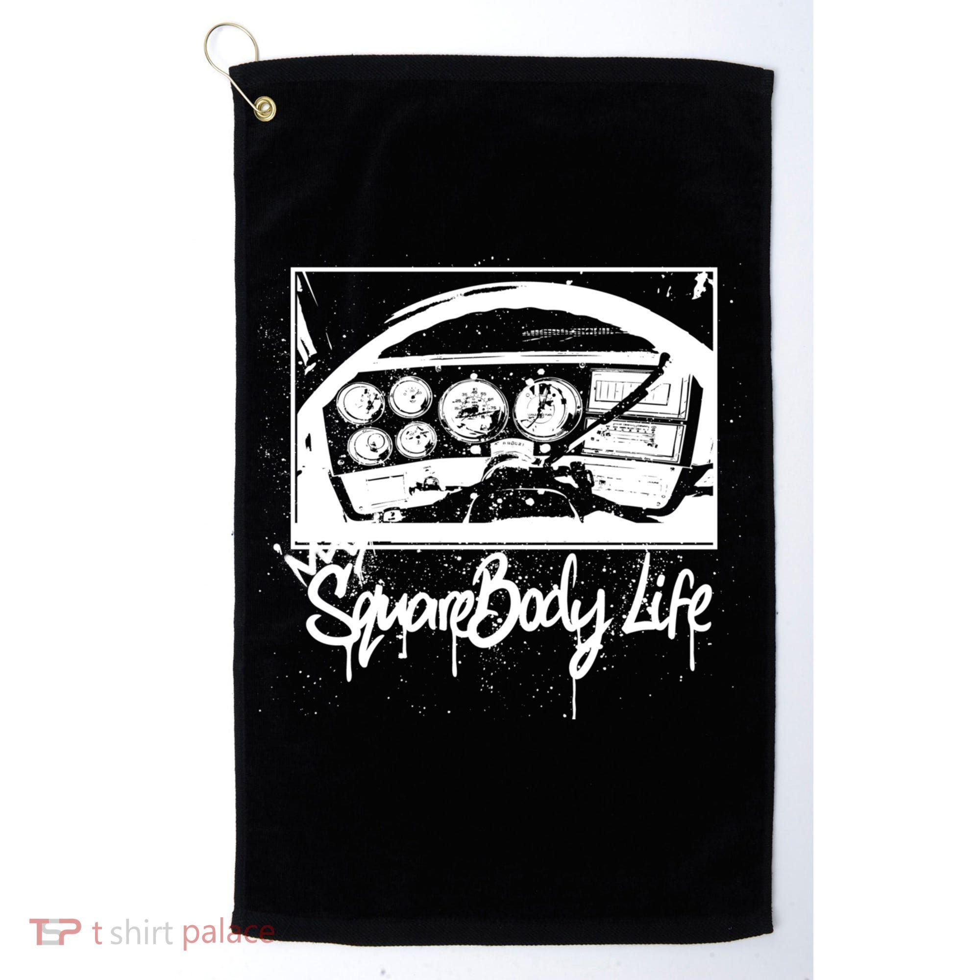 Squarebody Life C10 Classic Truck Squarebody Nation Golf Towel