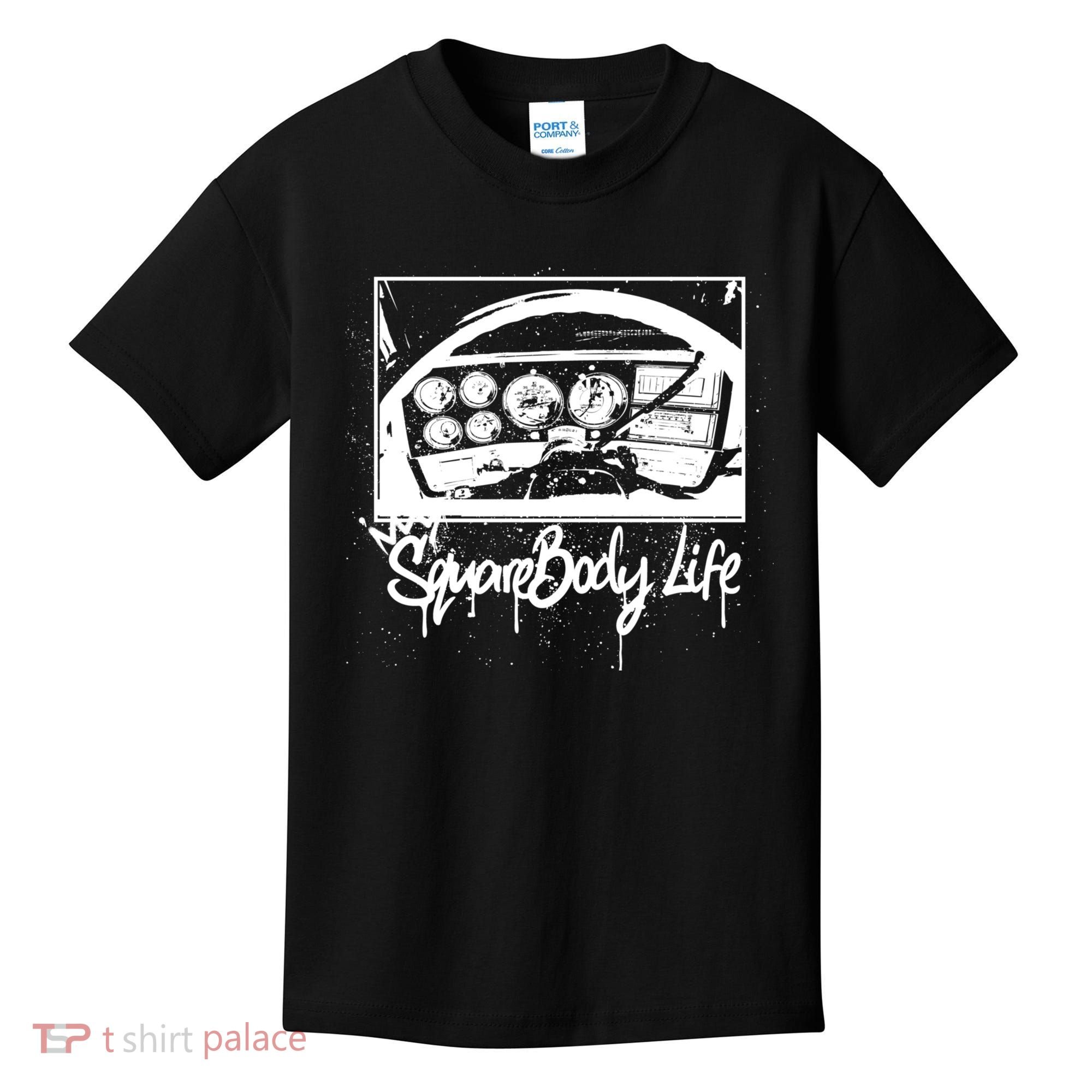 Squarebody Life C10 Classic Truck Squarebody Nation Kids T-Shirt