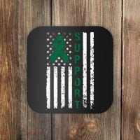 Support Liver Cancer Awareness Coaster thumb 0