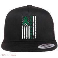 Support Liver Cancer Awareness Flat Bill Trucker Hat thumb 0