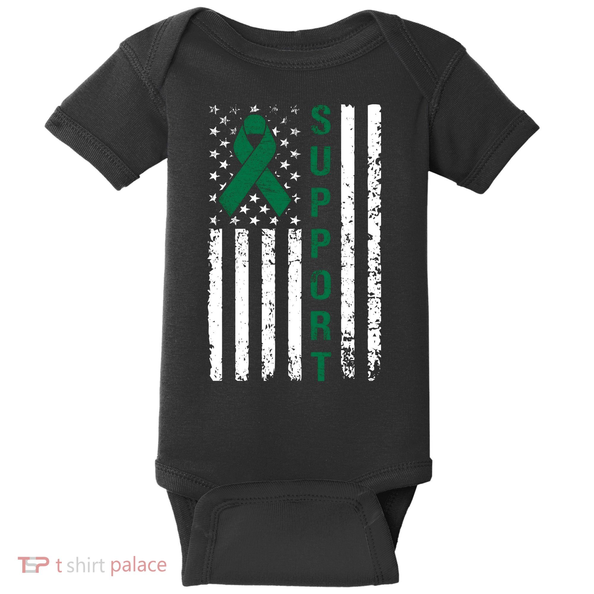 Support Liver Cancer Awareness Baby Bodysuit