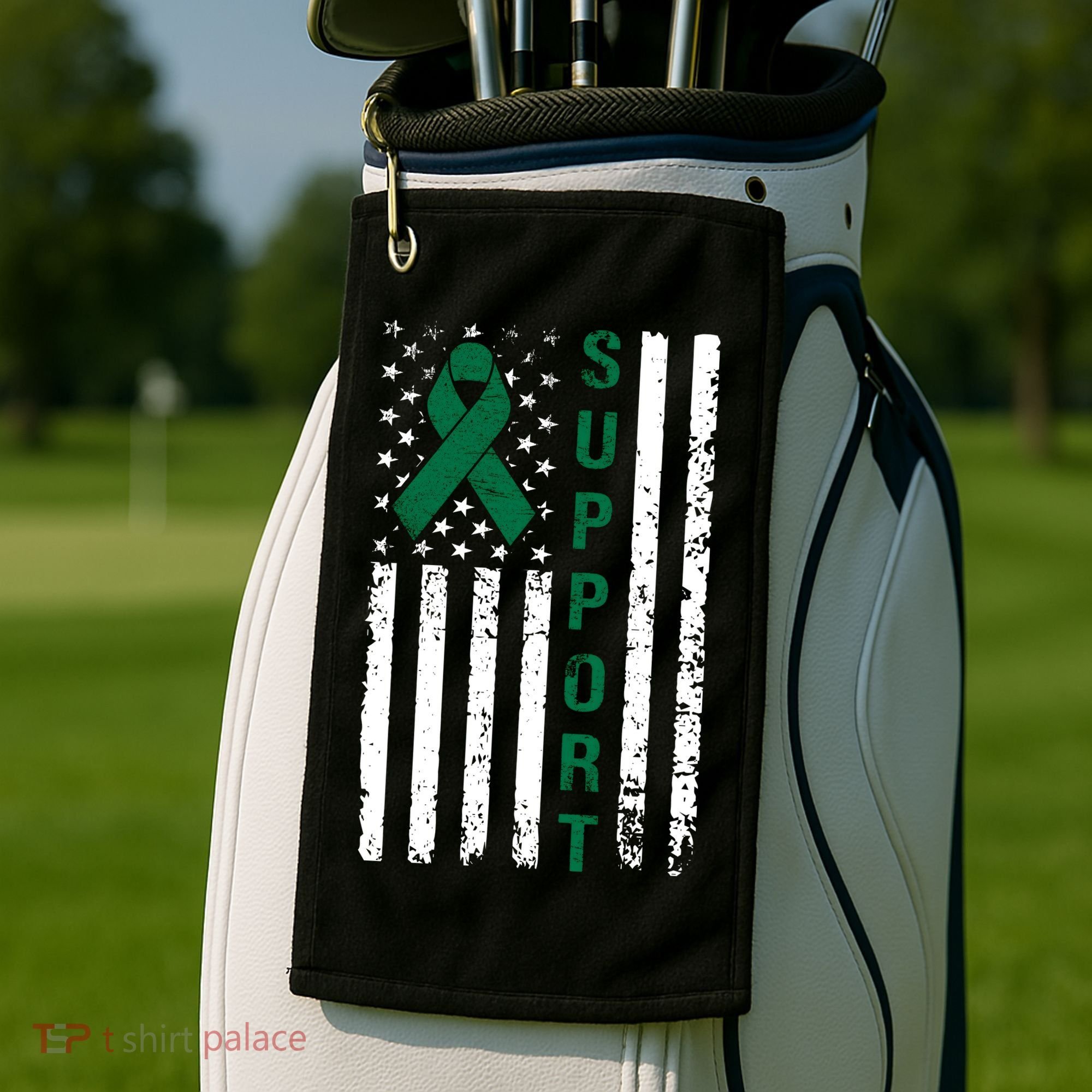Support Liver Cancer Awareness Golf Towel