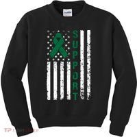 Support Liver Cancer Awareness Kids Sweatshirt thumb 0