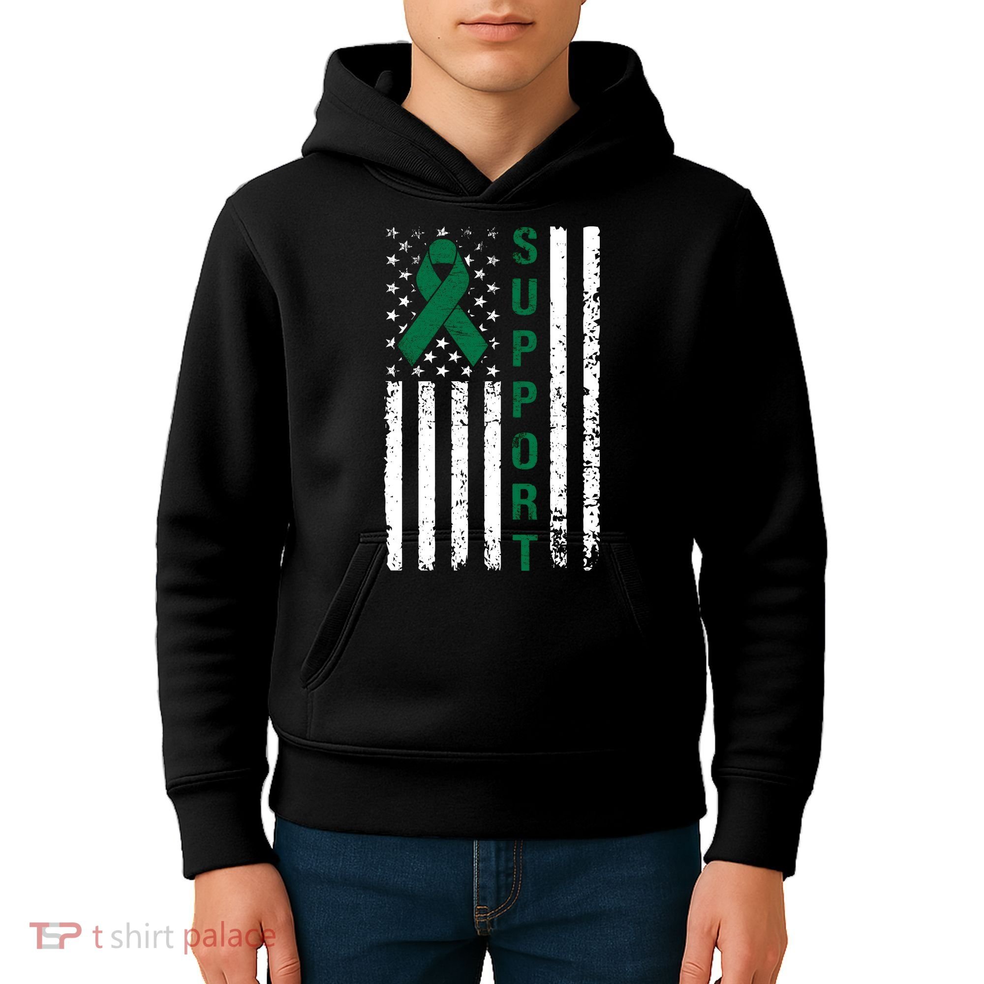 Support Liver Cancer Awareness Kids Hoodie