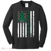 Support Liver Cancer Awareness Kids Long Sleeve Shirt thumb 0
