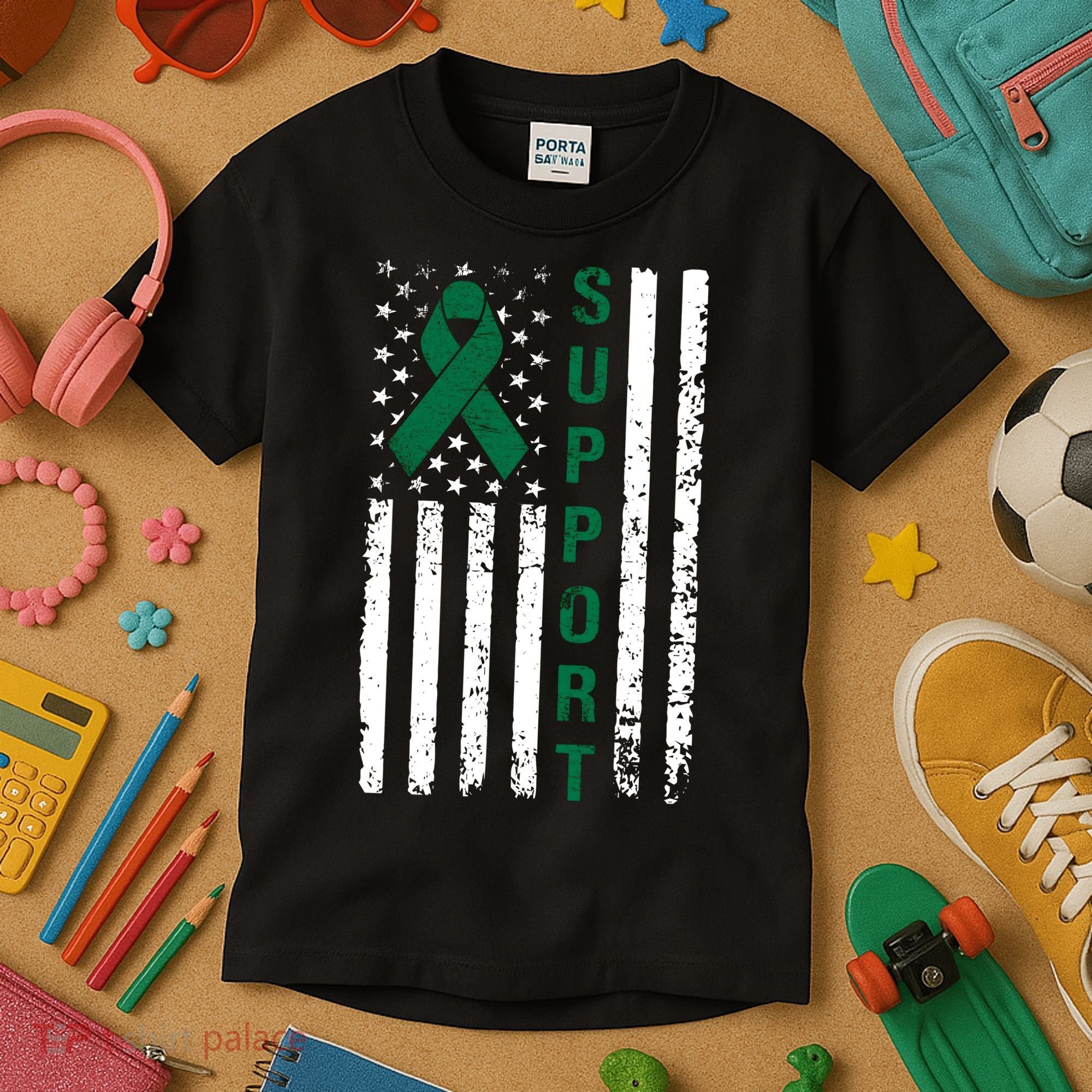 Support Liver Cancer Awareness Kids T-Shirt