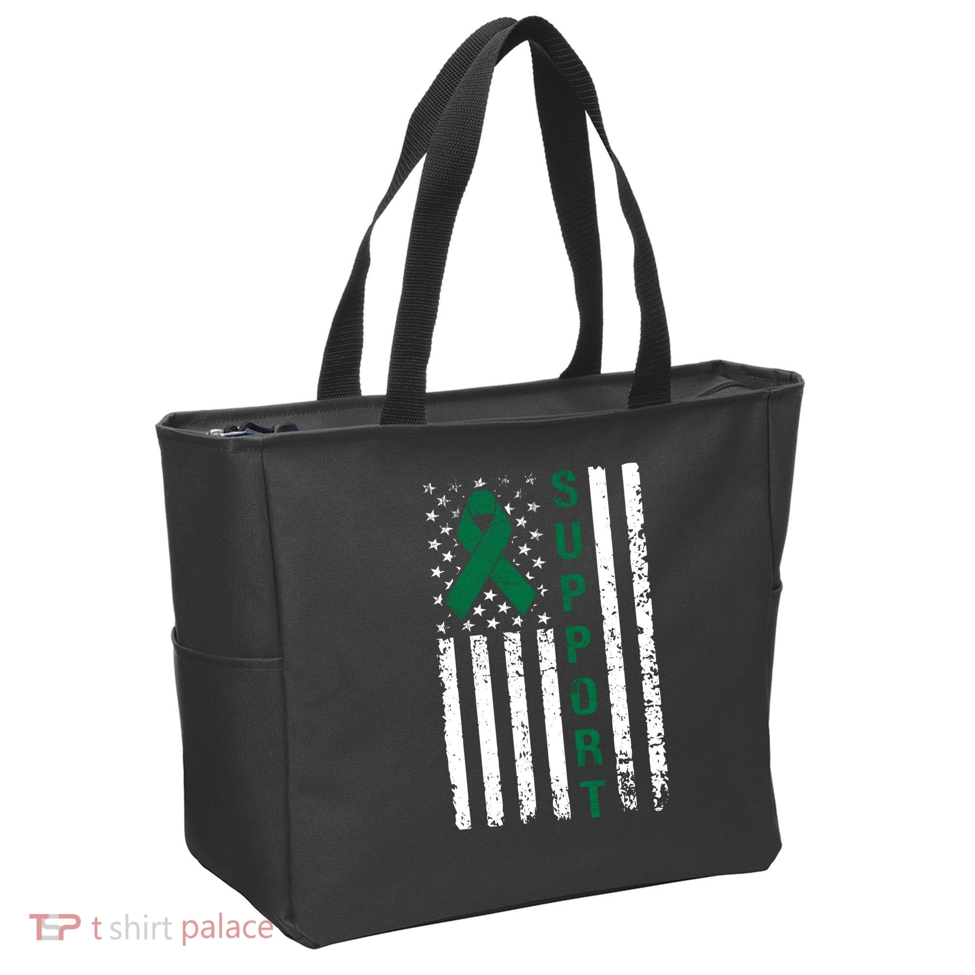 Support Liver Cancer Awareness Tote Bag