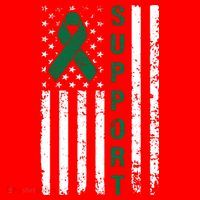 Support Liver Cancer Awareness Santa Hat thumb 1