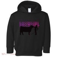 Showgirl Livestock Cattle Showing Fun Show Cattle Toddler Hoodie thumb 0