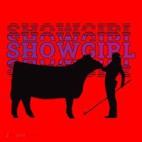 Showgirl Livestock Cattle Showing Fun Show Cattle Santa Hat thumb 1