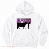 Showgirl Livestock Cattle Showing Fun Show Cattle Hoodie thumb 0