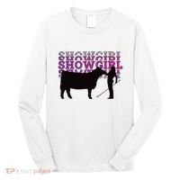 Showgirl Livestock Cattle Showing Fun Show Cattle Long Sleeve Shirt thumb 0