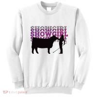 Showgirl Livestock Cattle Showing Fun Show Cattle Sweatshirt thumb 0