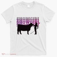 Showgirl Livestock Cattle Showing Fun Show Cattle T-Shirt thumb 0