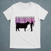 Showgirl Livestock Cattle Showing Fun Show Cattle T-Shirt thumb 5