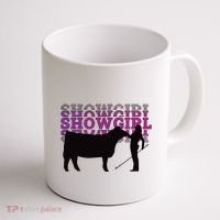 Showgirl Livestock Cattle Showing Fun Show Cattle Coffee Mug thumb 1