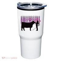 Showgirl Livestock Cattle Showing Fun Show Cattle Tumbler thumb 0