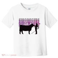 Showgirl Livestock Cattle Showing Fun Show Cattle Toddler T-Shirt thumb 0