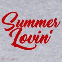 Summer Lovin Cute Women's Racerback Cropped Tank thumb 2