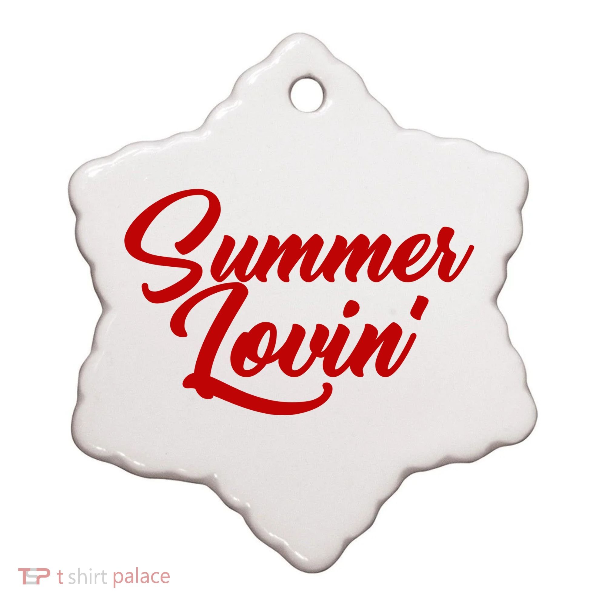 Summer Lovin Cute Ceramic Ornament